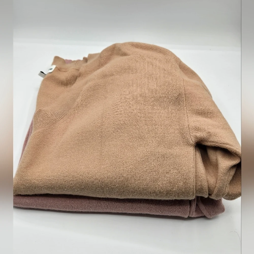 The Drop Women's Mia Bell-Sleeve Deep V-Neck Supersoft Sweater LOT OF TWO Sz M - Picture 6 of 10
